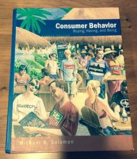 Consumer Behavior; Michael R. Solomon; 2008