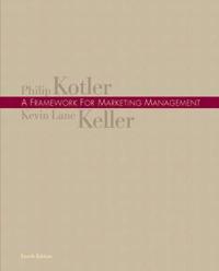 A Framework for Marketing Management; Philip Kotler, Kevin Lane Keller; 2008