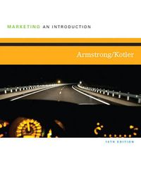 Marketing; Armstrong Gary, Kotler Philip; 2010