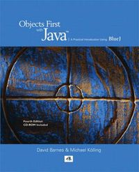 Objects First With Java: A Practical Introduction Using BlueJ International Edition 4th Edition Book/CD Package; D. Barnes, M. Kölling; 2008