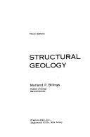 Structural Geology; Marland Pratt Billings; 1972