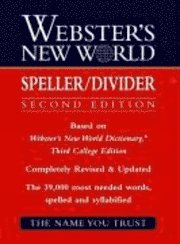 Webster's New WorldTM Speller/Divider; Staff of Webster's New World Dictionary; 1992