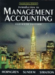 Introduction to Management Accounting; Charles T. Horngren; 2000