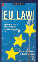 EU Law; Weatherill Stephen, Beaumont Paul; 1999