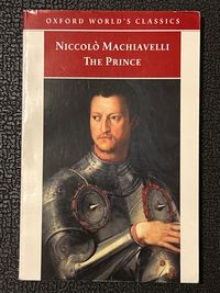 The PrinceOxford world's classics; Niccolò Machiavelli; 1998