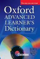 Oxford Advanced Learner's Dictionary of Current English. Deutsche Ausgabe. Mit CD-ROM (Vollversion); Albert Sydney Hornby; 2005