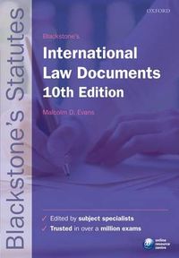 Blackstone's International Law Documents; Blackstone's Statutes; 2011