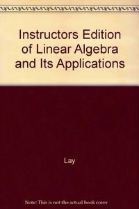 Linear algebra and its applications; David C. Lay; 1994