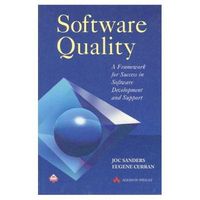 Software Quality; Joc Sanders, Eugene Curran; 1994