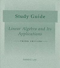 Student's Study Guide; David C. Lay; 2004