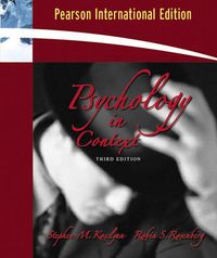 Psychology; Stephen Michael Kosslyn, Robin S. Rosenberg; 2006