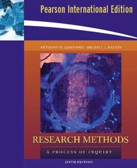 Research Methods; Anthony M. Graziano, Michael L. Raulin; 2006