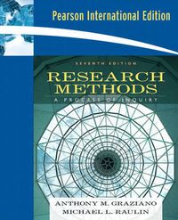Research Methods; Anthony M. Graziano, Michael L. Raulin; 2009