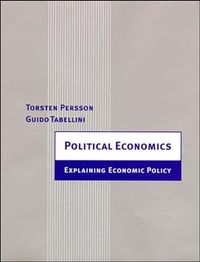 Political Economics; Torsten Persson, Guido Tabellini; 2002