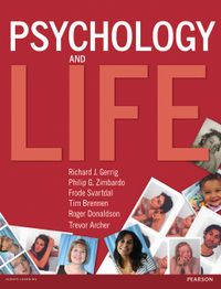 Psychology & Life and MyPsychLab pack; Frode Svartdal, Philip G. Zimbardo, Philip Zimbardo, Richard J. Gerrig, Tim Brennen, Roger Donaldson, Trevor Archer; 2012