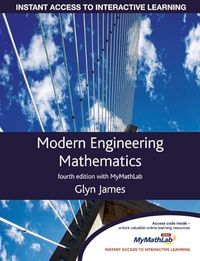 Modern Engineering Mathematics with MyMathLab; Glyn James; 2010