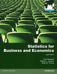 Statistics for Business and Economics GE 8e epub
                E-bok; William Carlson, Paul Newbold, Betty Thorne; 2013