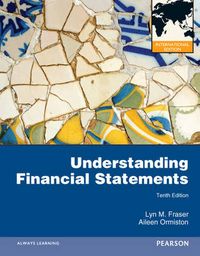 Understanding Financial Statements: International Edition; Aileen Ormiston; 2012