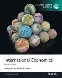 International Economics
                E-bok; Michael Melvin, Steven Husted; 2013