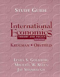 Study Guide; Paul R. Krugman; 1999