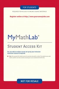 MyLab Math -- Valuepack Access Card; Pearson Education; 2004