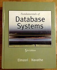 Fundamentals of Database Systems; Ramez Elmasri; 2006