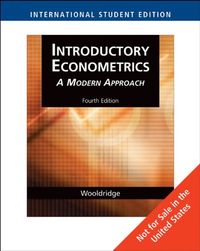 Introductory econometrics : a modern approach; Jeffrey M. Wooldridge; 2008
