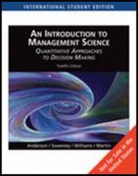 Aise-Pkg- An Introduction to Management Science + Cd; Kristina Alexanderson; 2007
