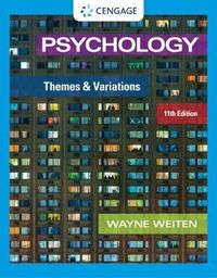 Psychology; Wayne Weiten; 2021