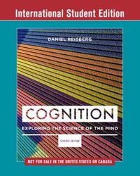 Cognition; Daniel Reisberg; 2018