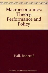 Macroeconomics; Hall; 1997