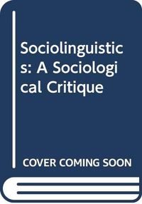 SociolinguisticsInterface (London, England); Glyn Williams; 1992