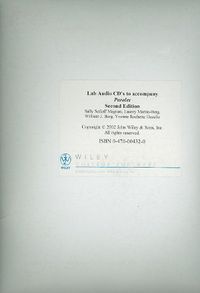 Paroles, Deuxieme Edition Lab Audio CDs; Margareta Bäck-Wiklund; 2001