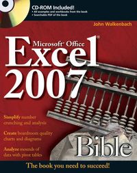 Excel 2007 Bible; John Walkenbach; 2007