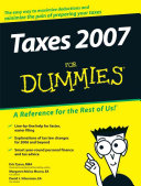 Taxes 2007 For Dummies; Eric Tyson, Margaret A. Munro, David J. Silverman; 2006