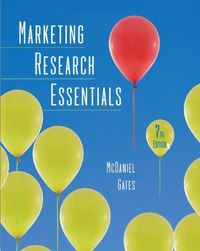 Marketing Research Essentials with SPSS; Carl McDaniel; 2011