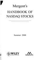 Mergent's Handbook of NASDAQ Stocks Summer 2008: Featuring 1st Quarter Resu; Jonas Tallberg; 2008