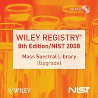 Wiley Registry of Mass Spectral Data, with NIST 2008 (Upgrade); John Wiley; 2008