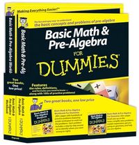 Basic Math and Pre-Algebra For Dummies Education Bundle; Mark Zegarelli; 2012