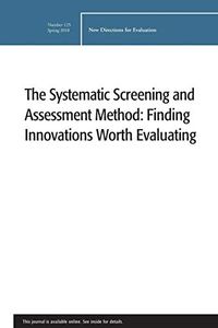 The Systematic Screening and Assessment Method: Evaluation, Number 125, Spr; Oddbjörn Evenshaug; 2010