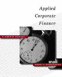 Applied Corporate Finance; Aswath Damodaran; 1998