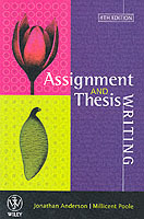 Assignment & thesis writing; Jonathan Anderson; 2001