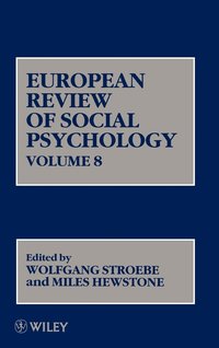 European review of social psychology; Wolfgang Stroebe, Miles Hewstone; 1998