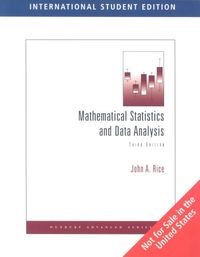 MATHEMATICAL STATISTICS AND DATA ANALYSIS; Maurice Obstfeld; 2006