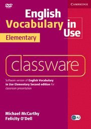 English Vocabulary in Use Elementary Classware; Michael McCarthy; 2010