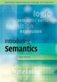 Introducing Semantics; Nick Riemer; 2010