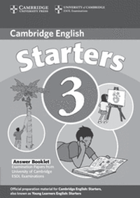 Cambridge young learners english tests starters 3 answer booklet - examinat; Cambridge Esol; 2007