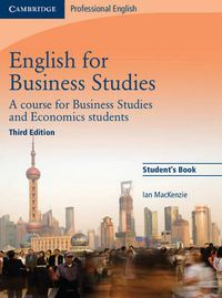English for Business Studies Student's Book; Ian MacKenzie; 2010