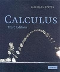 Calculus; Michael Spivak; 2006