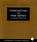 Forecasting and Time Series; Bruce L. Bowerman, Richard T. O'Connell; 2000